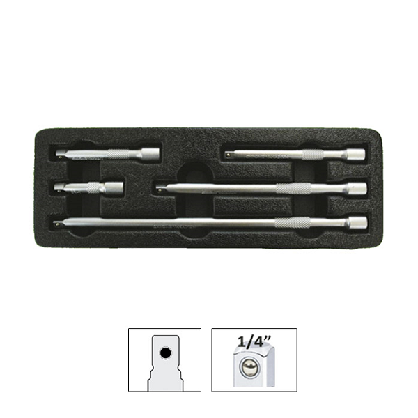 Set de prelungitoare de 1/4` cu cap normal jbm - 00395 - JBM