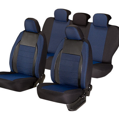 Set huse scaun elegance albastru