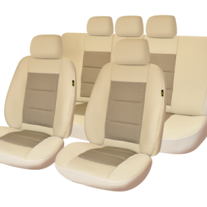 Set huse scaun premium lux - bej