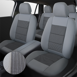 Set huse scaun premium lux gri umb2