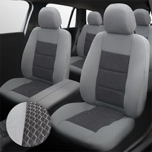 Set huse scaun premium lux gri umb3