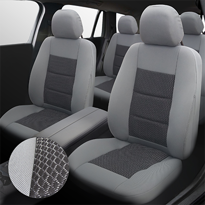 Set huse scaun premium lux gri umb3