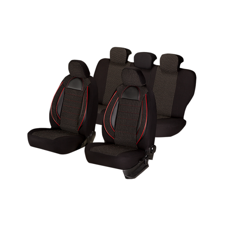Set huse scaun racing negru - 44487 - UMBRELLA