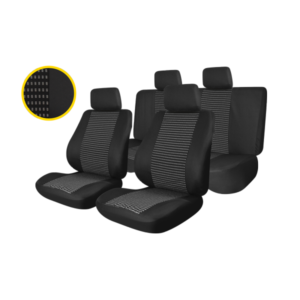 Set huse scaun traffic - negru 003 - 44471 - PROFILLER