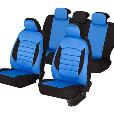 Set huse scaun urban albastru