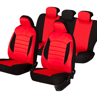 Set huse scaun urban rosu