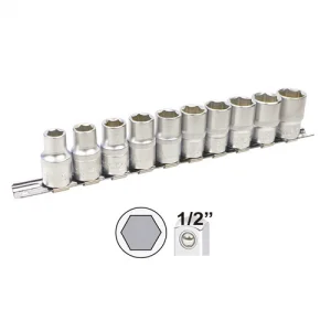 Set tubulare 1/2` hexagonale jbm