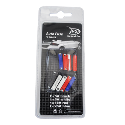 Sigurante fuzibile dacia 10 buc blister