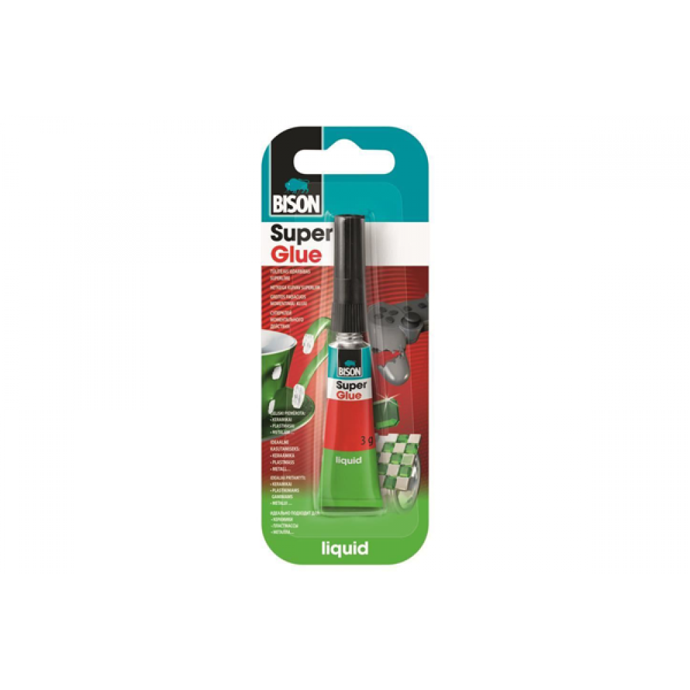 Super glue - adeziv lichid 3 gr - 401000 - BISON