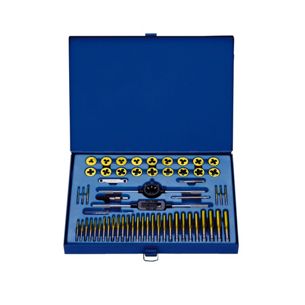 Trusa de tarozi si filiere 58 piese cu strat de titan jbm - 00371 - JBM