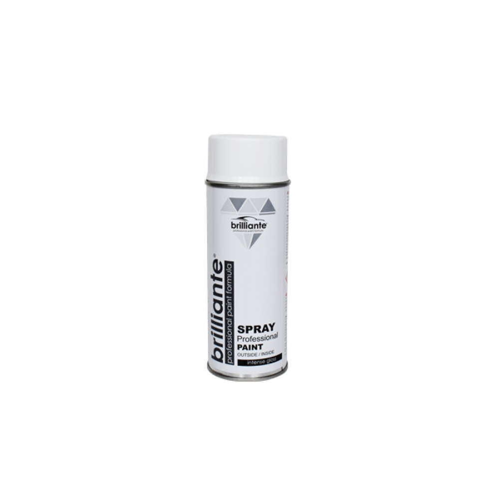 Vopsea spray alb clasic lucios (ral 9003) 400ml brilliante - 01424 - BRILLIANTE