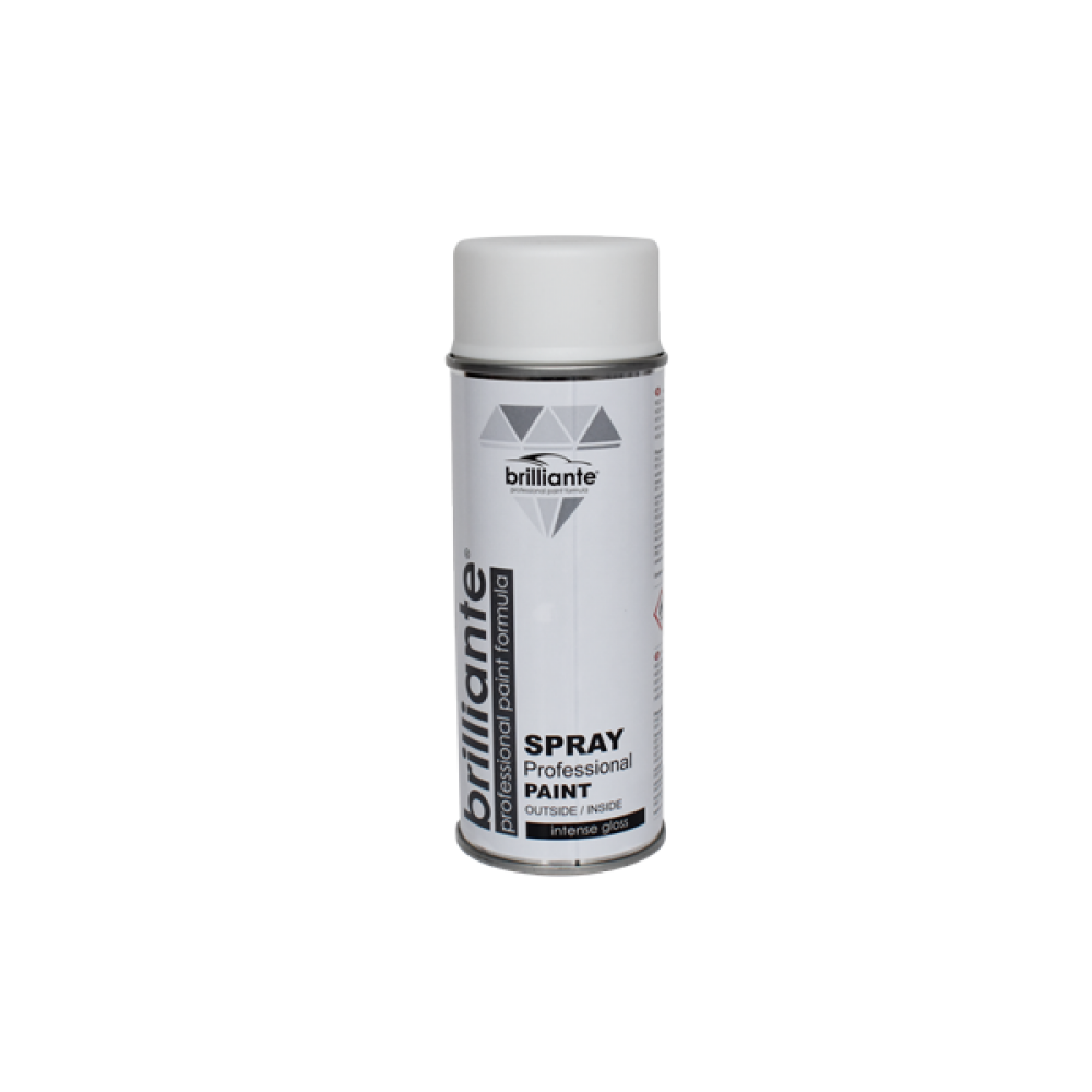 Vopsea spray alb clasic mat (ral 9003) 400ml brilliante - 01425 - BRILLIANTE