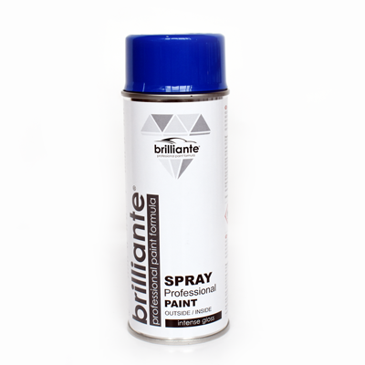 Vopsea spray albastru inchis (ral 5010) 400ml brilliante - 01430 - BRILLIANTE