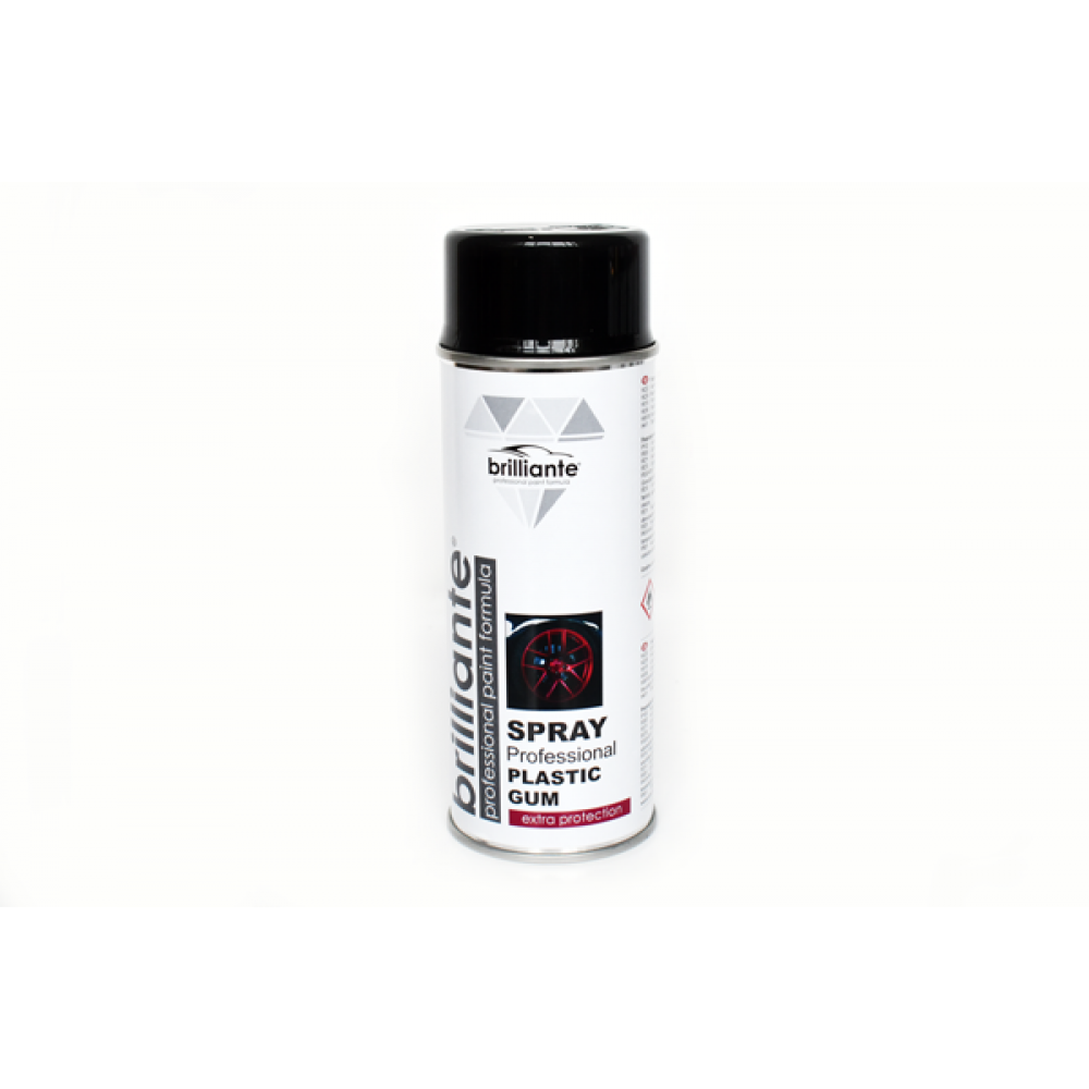 Vopsea spray cauciucata (negru) 400ml brilliante - 01457 - BRILLIANTE