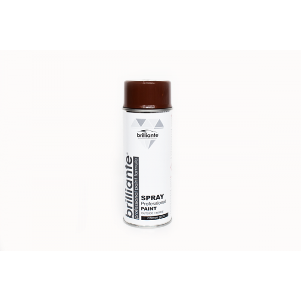 Vopsea spray maro nuca (ral 8011) 400ml brilliante - 01437 - BRILLIANTE