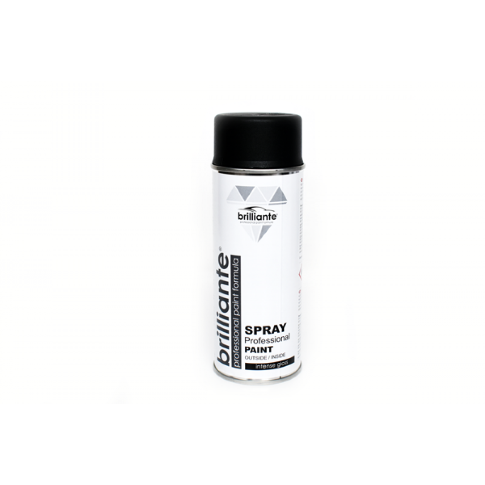 Vopsea spray negru grafit mat (ral 9011) 400ml brilliante - 01441 - BRILLIANTE