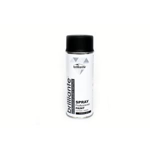 Vopsea spray negru grafit mat (ral 9011) 400ml brilliante