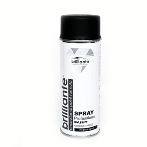 Vopsea spray negru grafit mat (ral 9011) 400ml brilliante