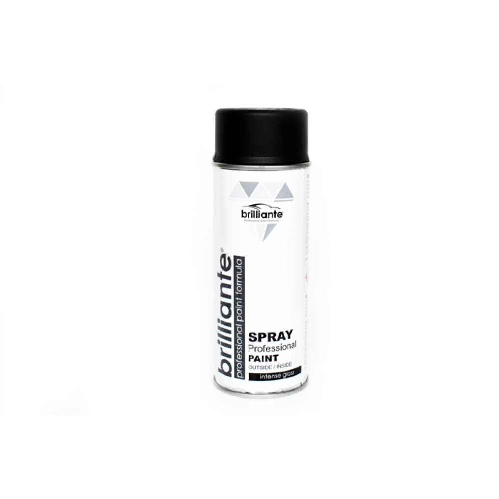 Vopsea spray negru mat (ral 9005) 400ml brilliante - 01440 - BRILLIANTE
