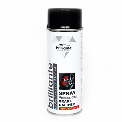Vopsea spray negru pentru etriere frane 400ml brilliante