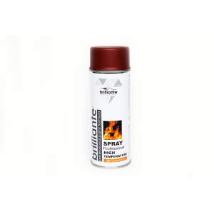 Vopsea spray temperaturi inalte (rosu) 400ml brilliante