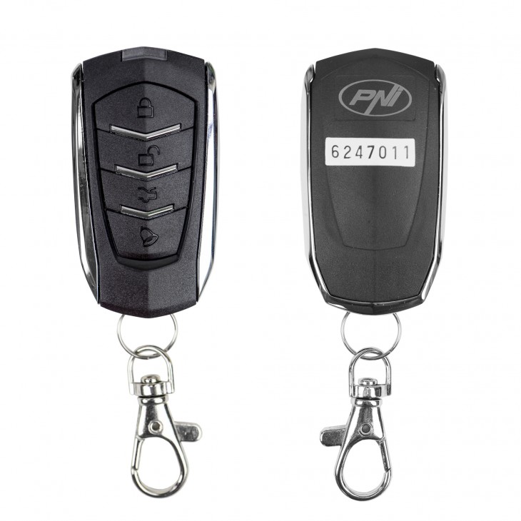Alarma auto cu 2 telecomenzi si modul inchidere centralizata (fara actuatori)(include taxa de timbru verde) - PNI-OV288 - PNI