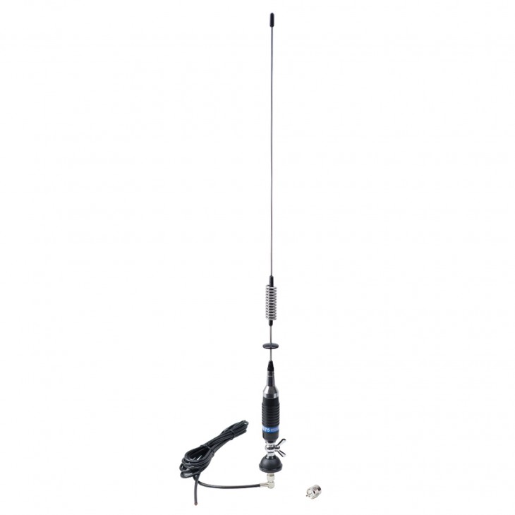 Antena cb pni s75 cu fluture, cu montura, cablu si mufa pl - PNI-S75CAB - PNI