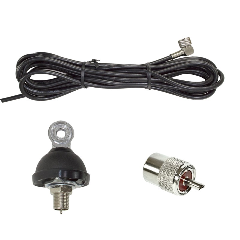 Cablu de legatura pni fc27 si montura pentru antene cu fluture, contine mufa pl259 - 13159 - PNI