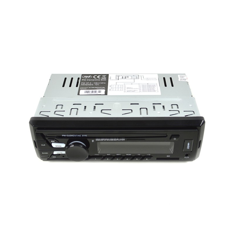 Pachet radio mp3 player auto pni clementine 8440, 4x45w usb sd aux 12v + set 2 difuzoare auto coaxiale pni hifi500, 100w, 12.7 cm - 13123 - PNI