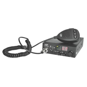 Statie radio cb pni escort hp 8000l 12v 4w cu asq reglabil, functie lock, mufa de bricheta inclusa