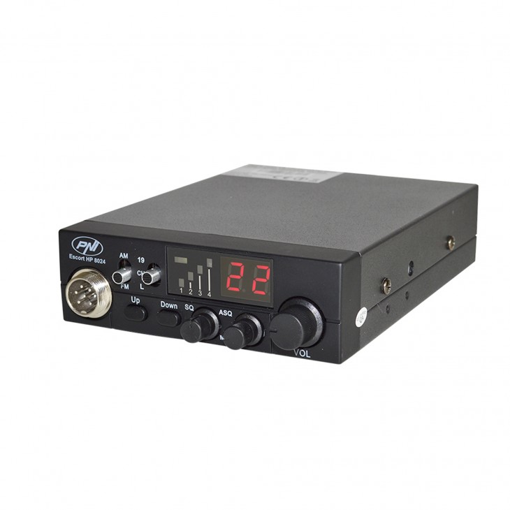 Statie radio cb pni escort hp 8024 12/24v cu asq reglabil - PNI-HP8024 - PNI