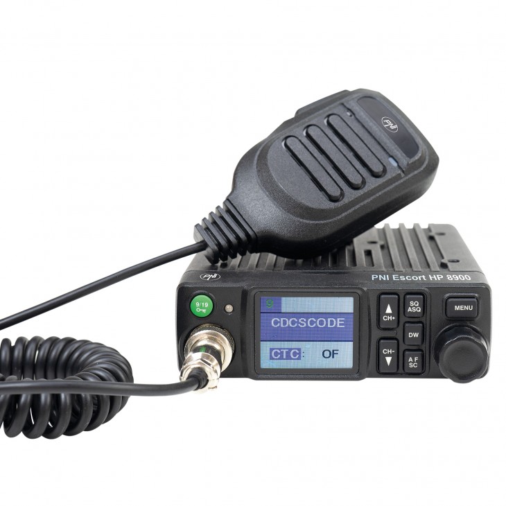 Statie radio cb pni escort hp 8900 asq, 12v/24v, rf gain, roger beep, ctcss-dcs, dual watch am/fm - PNI-HP8900 - PNI