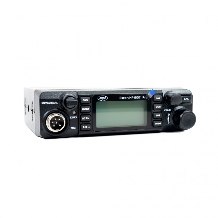 Statie radio cb pni escort hp 9001 pro asq reglabil, am-fm, 12v/24v, 4w, scan, dual watch, anl, ecran multicolor - PNI-HP9001P - PNI