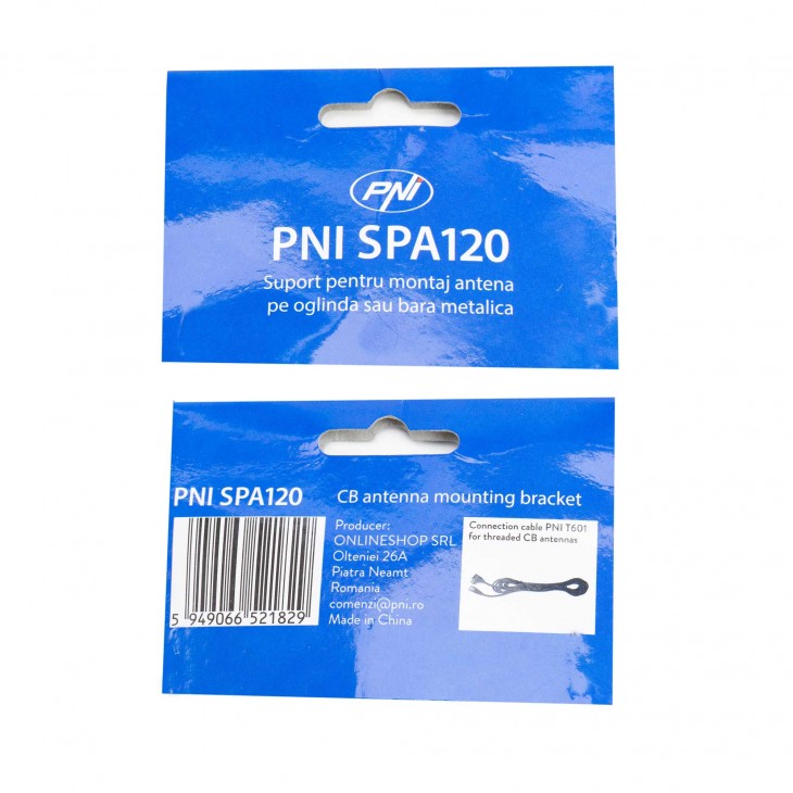 Suport pni spa120 pentru montaj antena pe oglinda sau bara metalica - PNI-SPA120 - PNI