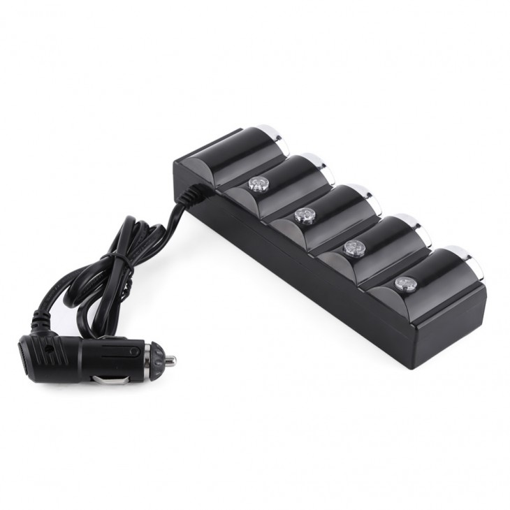 Incarcator auto pni lighter 04 cu 4 iesiri bricheta 12v/24v si 2 iesiri usb (1a), indicator led - PNI-SBR04 - PNI