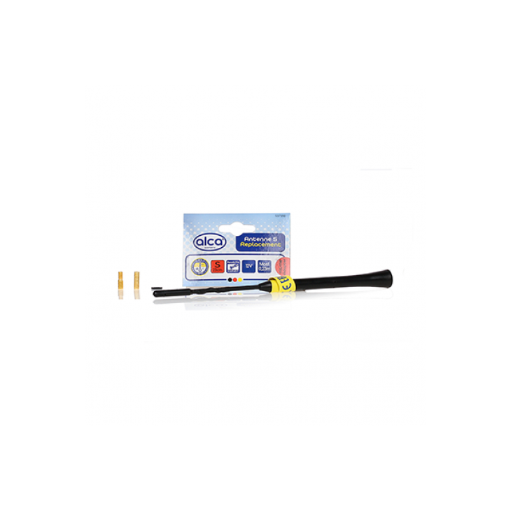 Antena auto exterior neagra 23cm cu 2 adaptoare (5-6mm) - 537200 - ALCA