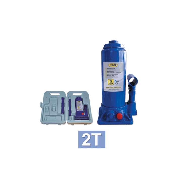 Cric hidraulic in cutie din plastic 2t jbm - 51905 - JBM