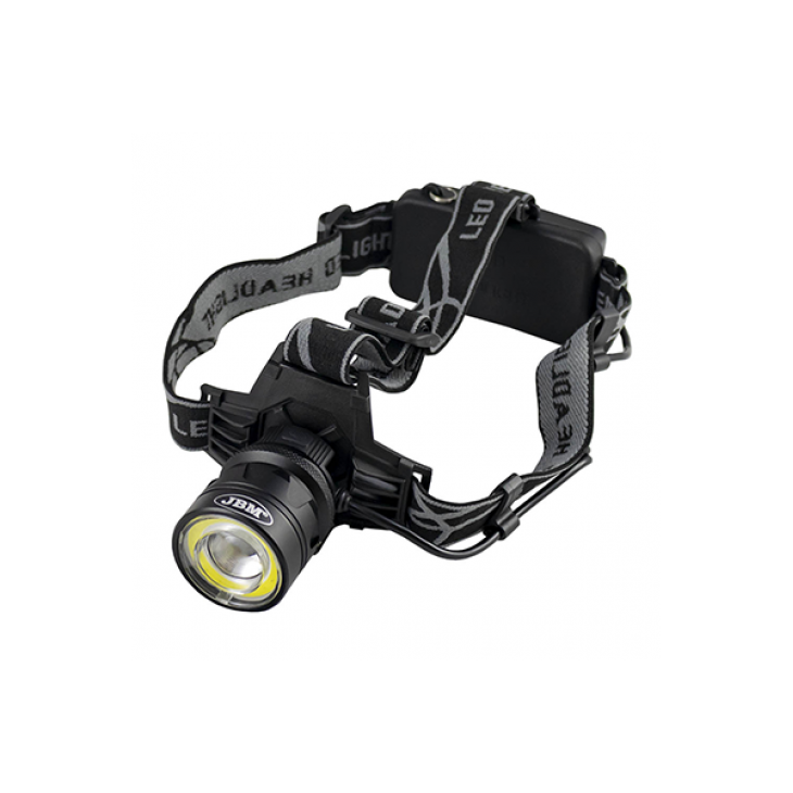 Lanterna frontala reincarcabila cree + cob 800lm jbm - 53569 - JBM