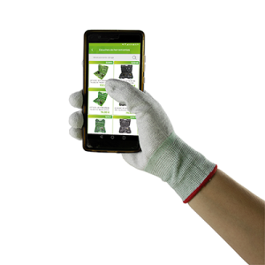 Manusi de lucru pentru ecrane tactile t.8 jbm