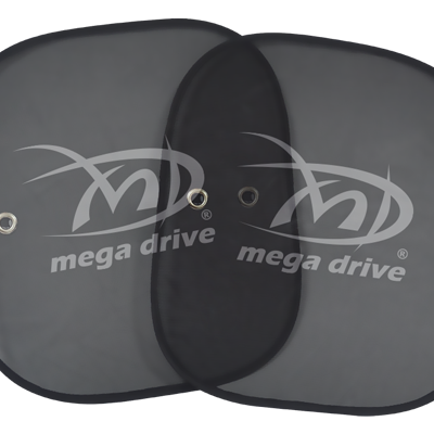 Parasolar lateral negru cu ventuza set 2buc (44x38cm) - 08291 - MEGA DRIVE