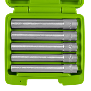 Set 5buc chei tubulare hexagonale lungi 120mm 3/8` jbm