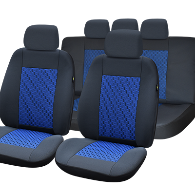 Set huse scaun lux - albastru