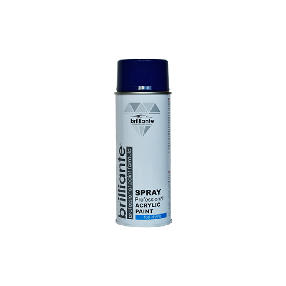 Vopsea spray albastru inchis night blue (ral 5022) 400 ml brilliante - 10515 - BRILLIANTE