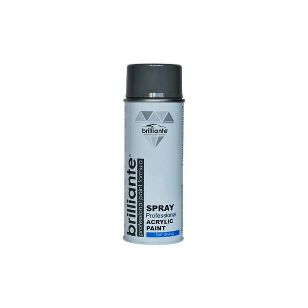 Vopsea spray gri inchis (ral 7037) 400 ml brilliante - 10519 - BRILLIANTE