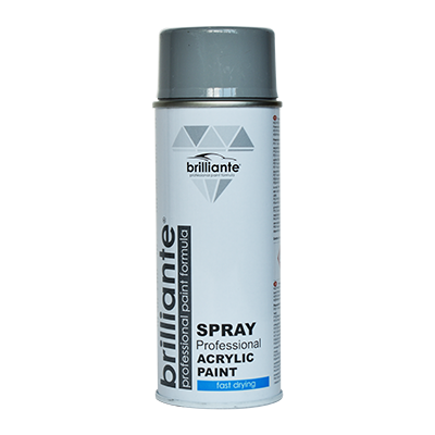 Vopsea spray gri trafic (ral 7042) 400 ml brilliante - 10520 - BRILLIANTE