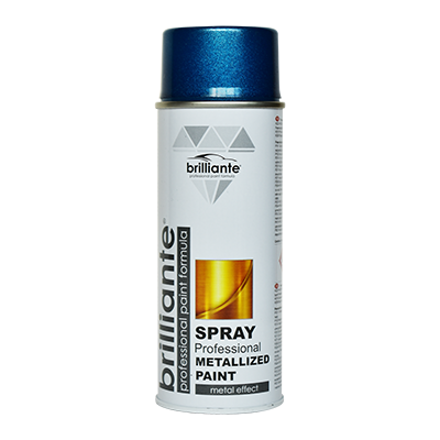 Vopsea spray metalizata albastru 400 ml brilliante