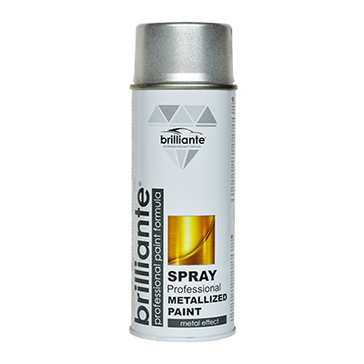 Vopsea spray metalizata gri 400 ml brilliante
