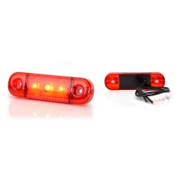 Lampa gabarit led 709 w97.1, 12v-24v, pozitie rosu was