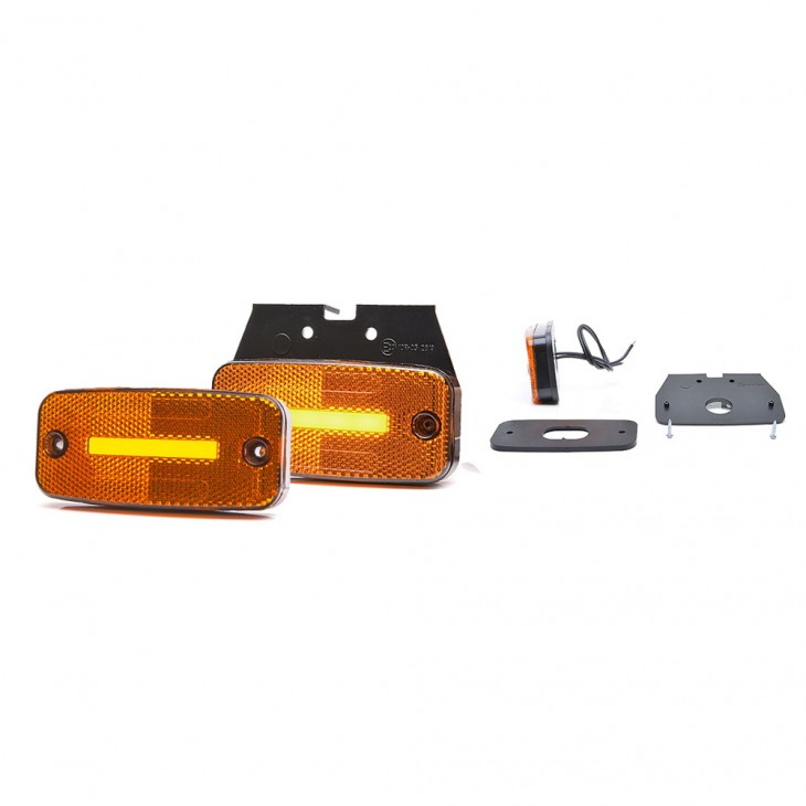 Lampa gabarit led 1134 w157, 12v-24v, pozitie portocaliu was - 43466 - WAS