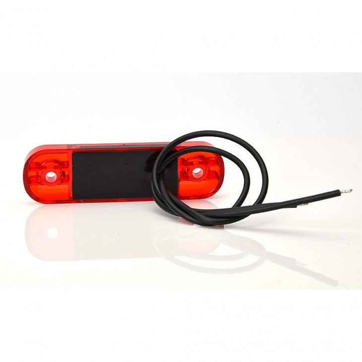 Lampa gabarit led 712 w97.2, 12v-24v, pozitie rosu was - 43414 - WAS